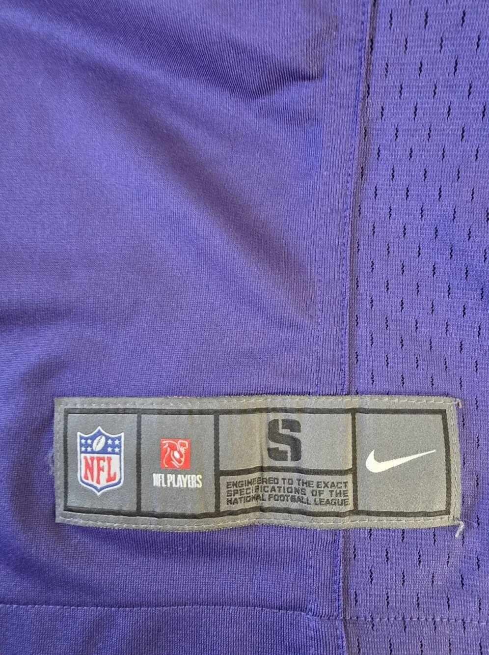 Nike‎ On Field Baltimore Ravens Ray Rice Jersey Size S Adult NFL V-Neck Pullover